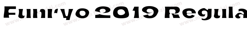Funryo 2019 Regular字体转换